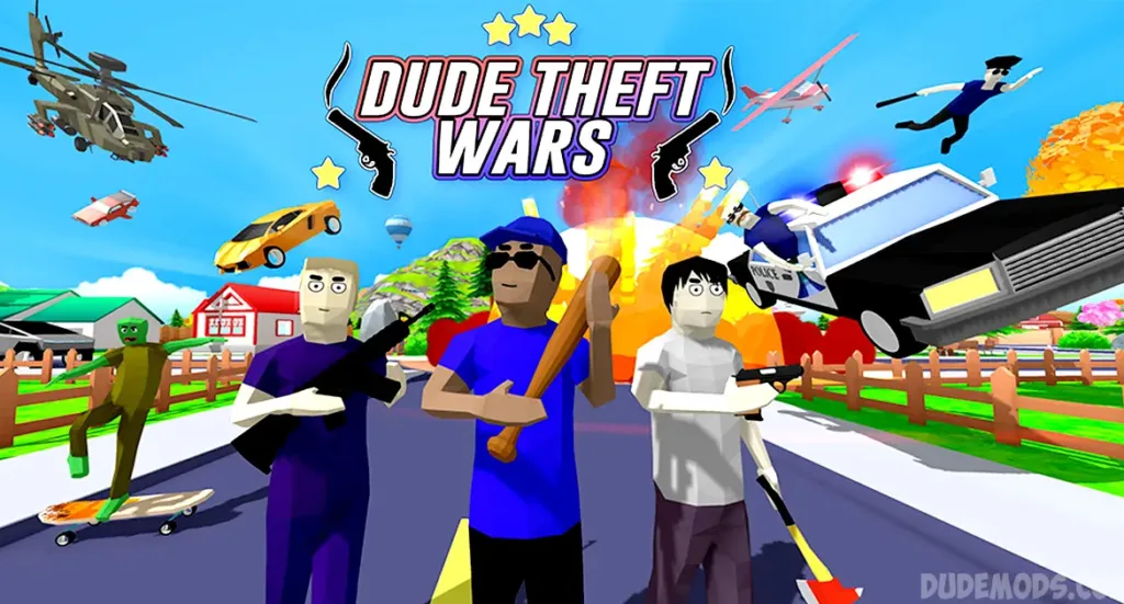 dude theft wars mod apk latest version