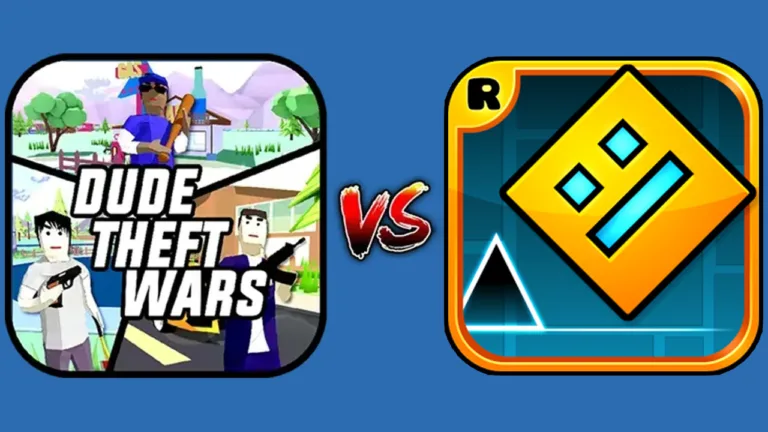 Which is better? Dude Theft Wars Apk or Geometry Dash Apk (Comparison)